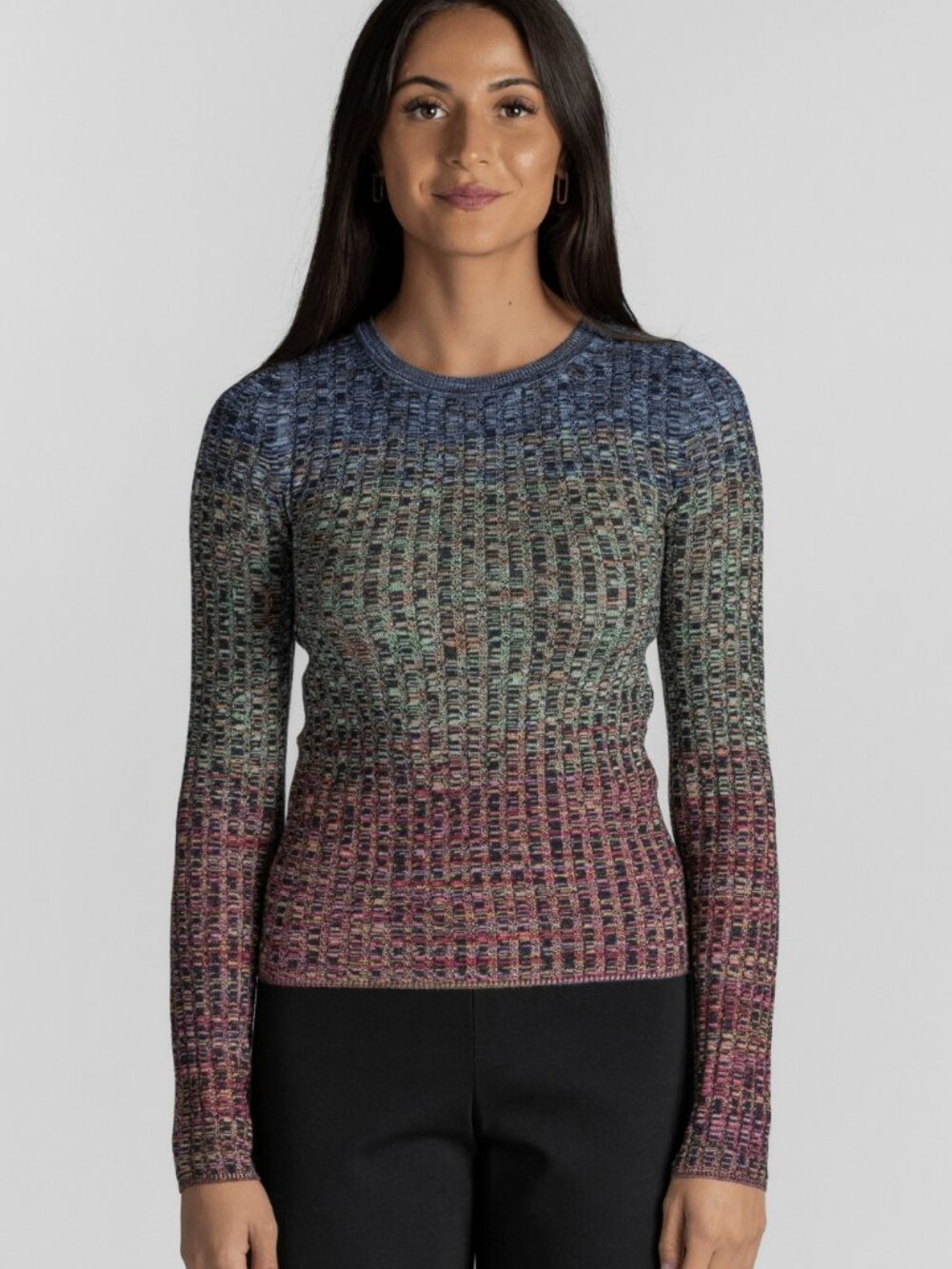 Odeeh Space-Dyed Sweater Multicolor S